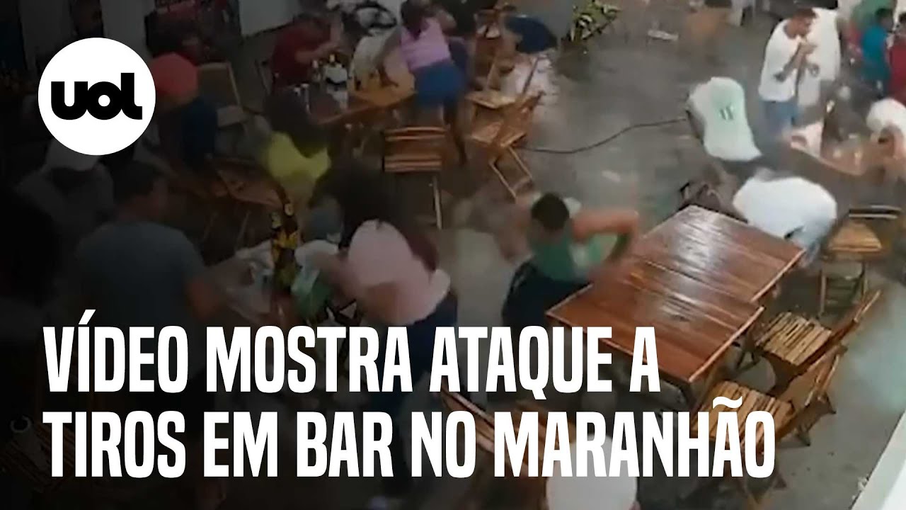 V&iacute;deos mostram ataque a tiros em bar em Axix&aacute;, no Maranh&atilde;o; imagens s&atilde;o fortes