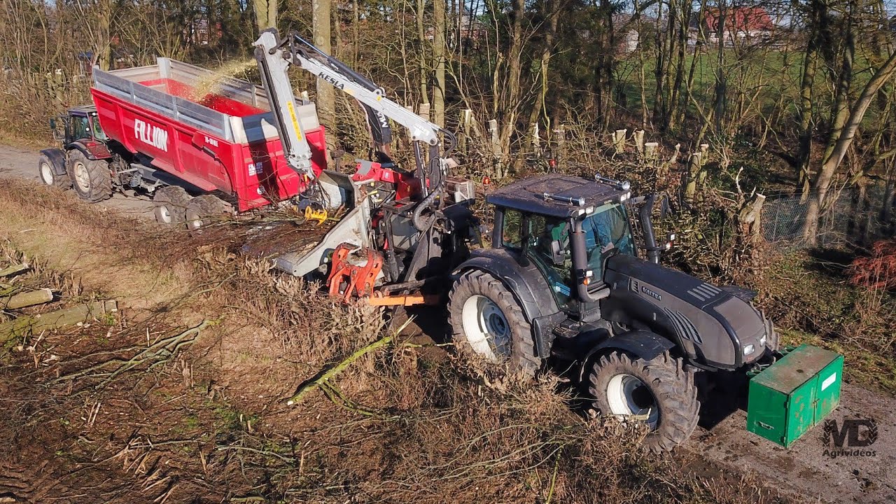 Broyage de bois à l'ETA Harbonnier (59)