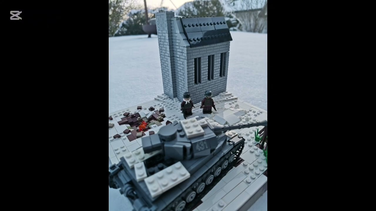 Battle of Foy 1945 | my new LEGO MOC! | the tank and the figs are from @TheBrickCrew 