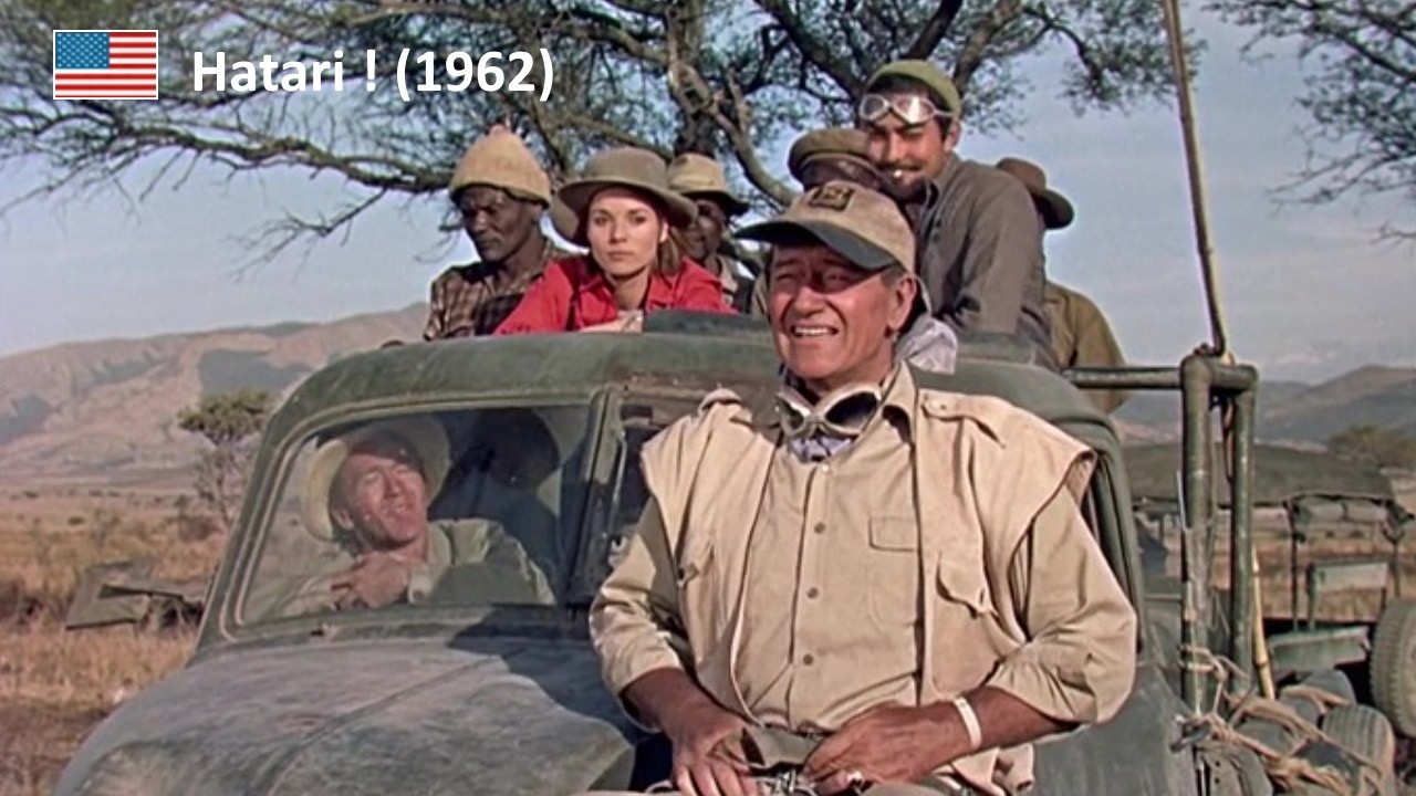 Hatari ! (Howard Hawks, 1962). Résumé en images présenté par Jalyne