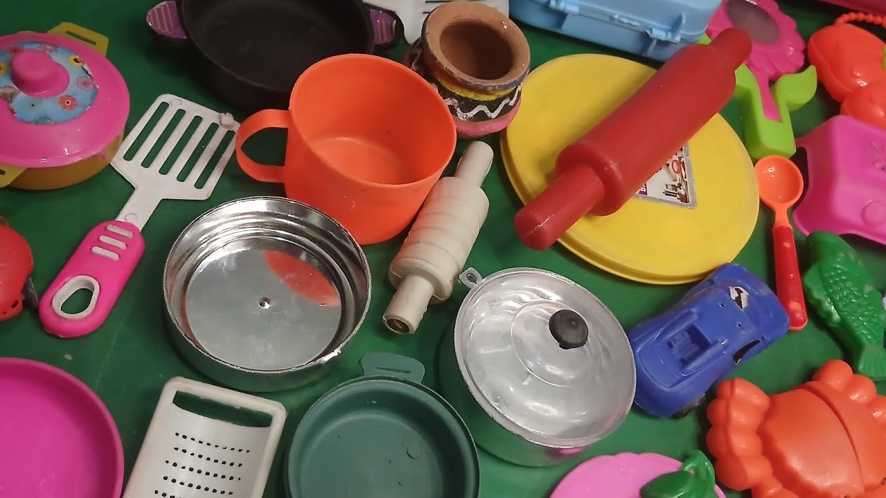 Satisfying with unboxing #colr full miniature barbie doll bag set toys #asmr #video 😍 💖 