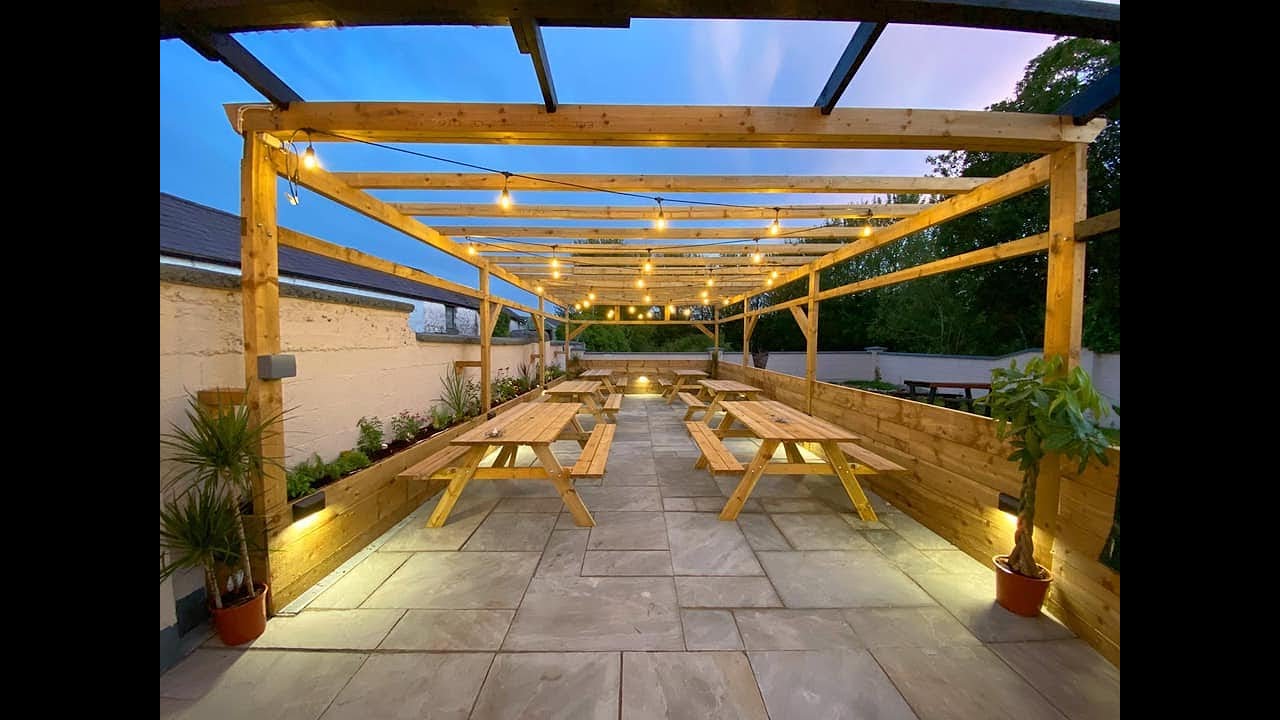BEER GARDEN PERGOLA BUILD
