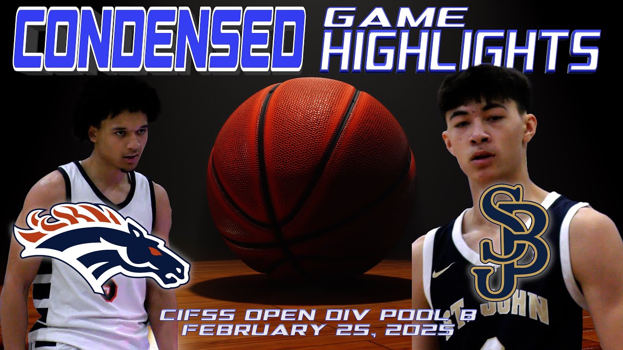 CIFSS Open Division Pool B Round 5 - Roosevelt vs St John Bosco - Condensed Game 4K
