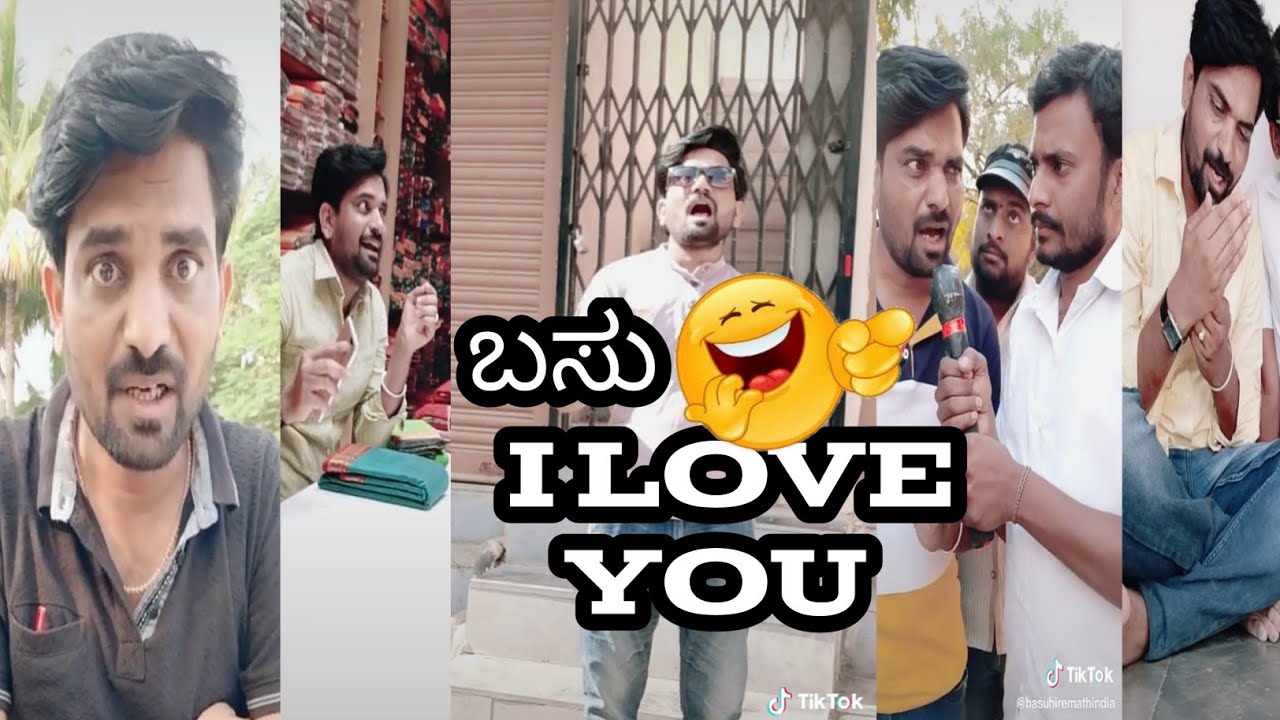 #BasuHiremath TikTok Punching Comedy kannada 😂 Basu Hiremath tik tok funny video|| Own Voice Basu