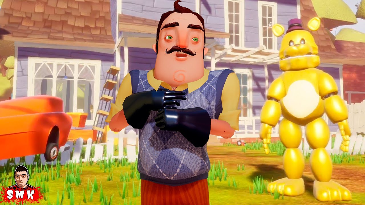 ШОУ ПРИВЕТ СОСЕД!ФРЕДБЕР УКРАЛ СОСЕДА!ИГРА HELLO NEIGHBOR ПРОХОЖДЕНИЕ ФНАФ МОДА И ЭТО ОЧЕНЬ СТРАШНО