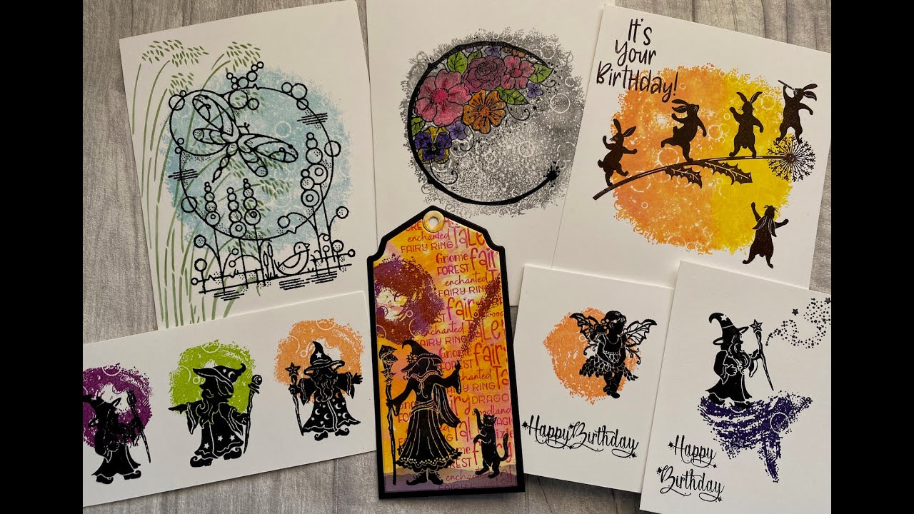 Sunday Stamping with Woodware, Sentimentally Yours & Fairy Hugs