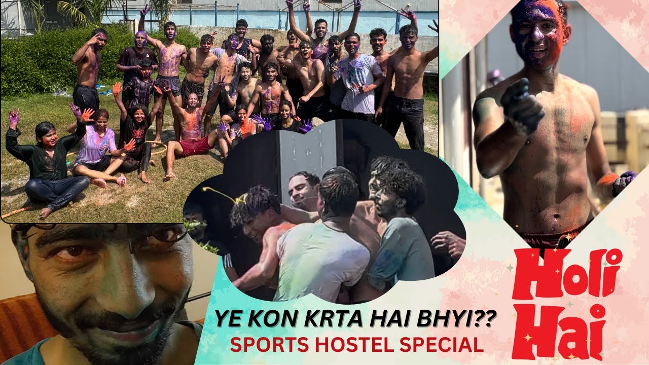 Taekwondo Hostel Holi Special Vlog - Aman Kadyan