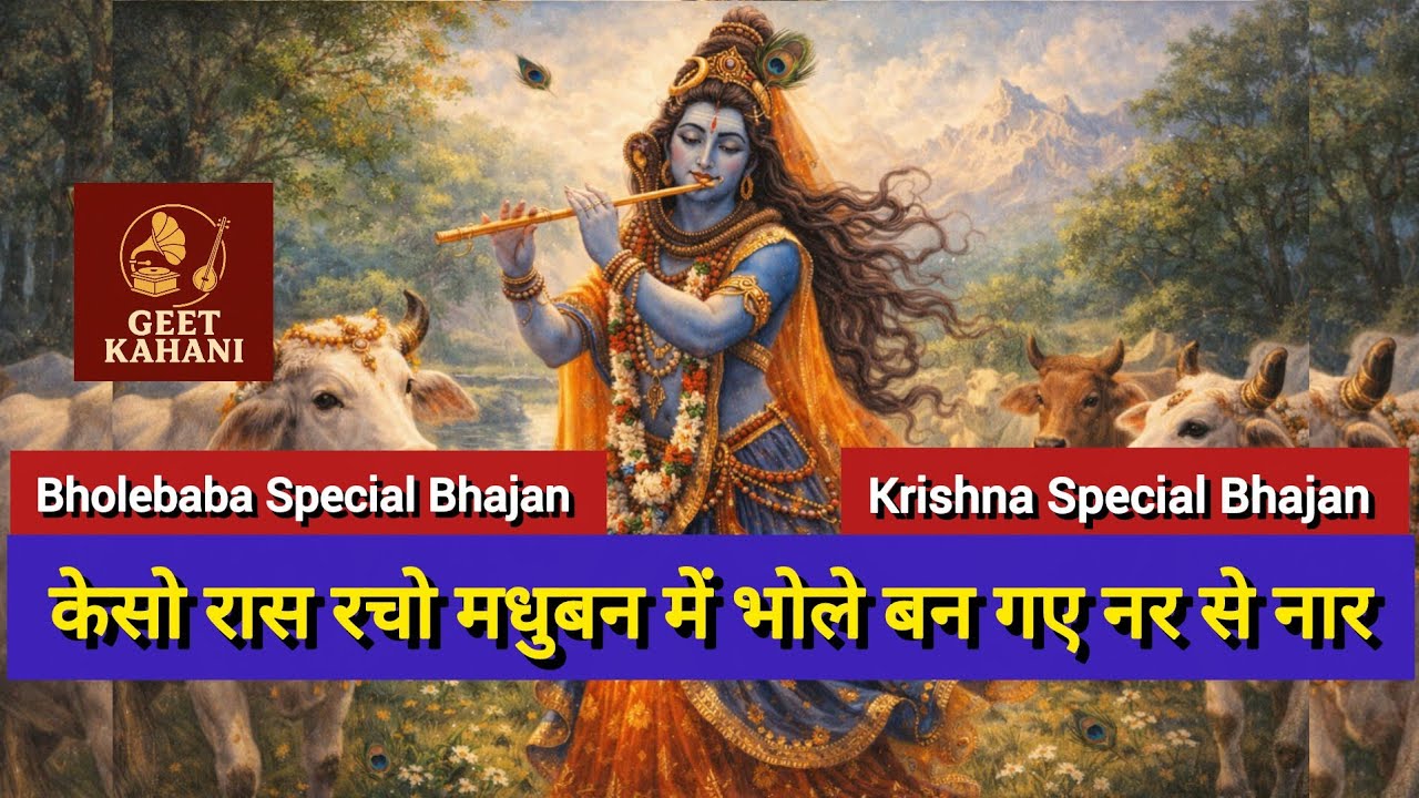 केसो रास रचो मधुबन में भोले बन गए नर से नार || Shiv Shankar Special Bhajan ||