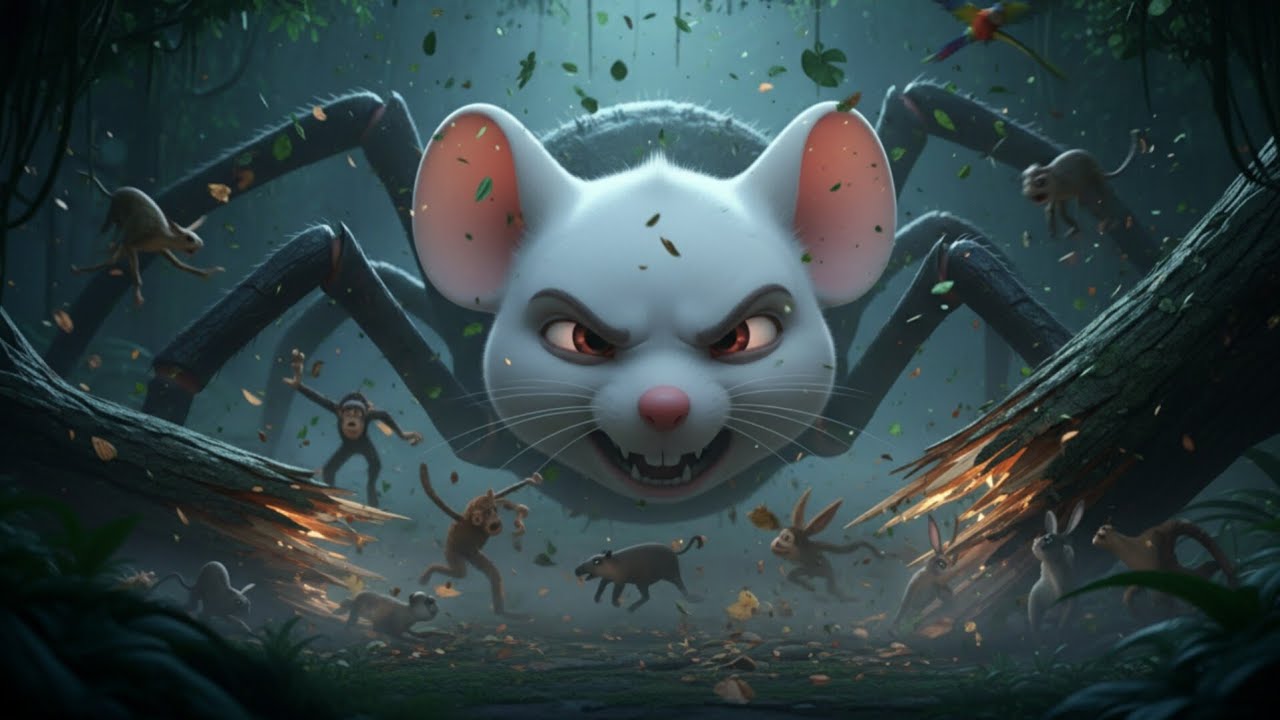OMG😱 Mickey Transformed into a Monster Spider - Chaos in the Jungle! - Will Pinky & Bunny Rescue Him