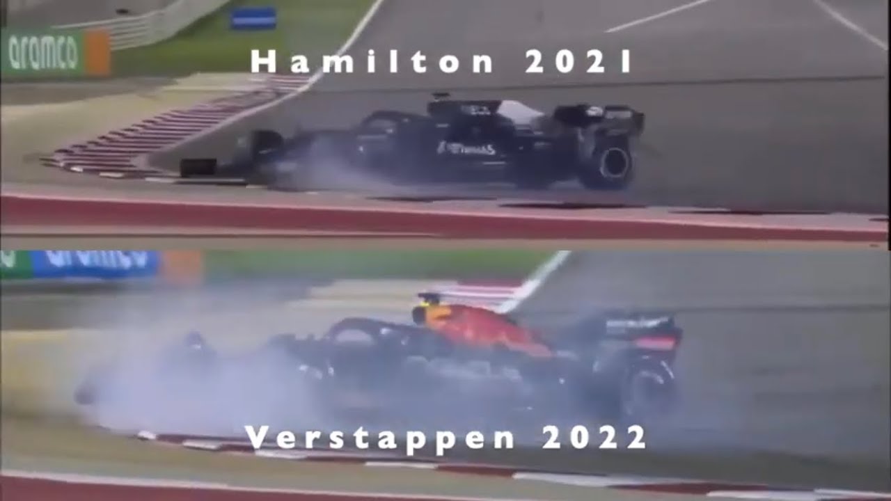 Hamilton / Verstappen Identical Spin | Formula 1 Testing 2021 / 2022