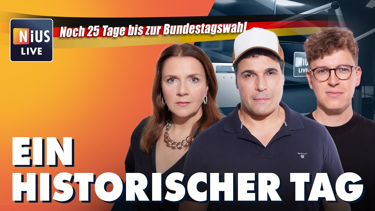 CDU, AfD und FDP gemeinsam – Wählt der Bundestag die Brandmauer ab? | NIUS Live am 29. Januar 2025