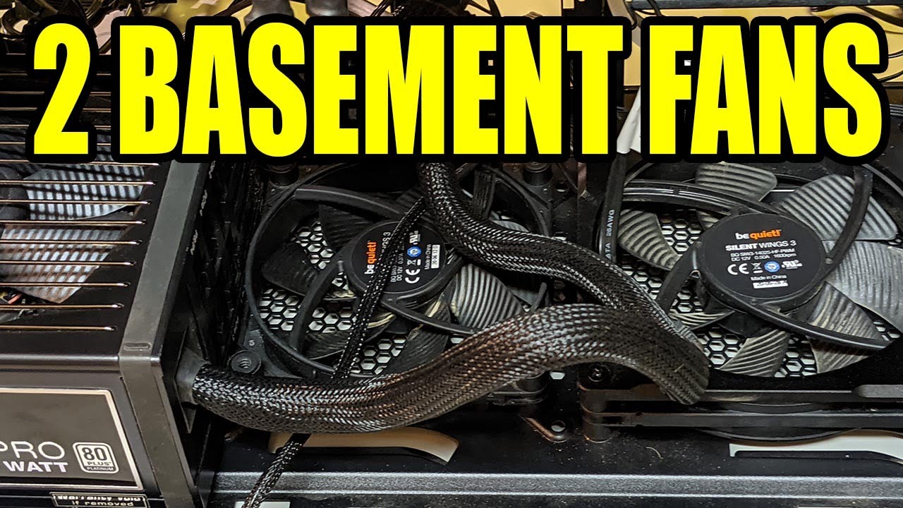 I installed 2 Basement Fans in the BeQuiet! Dark Base Pro900 rev 2 case