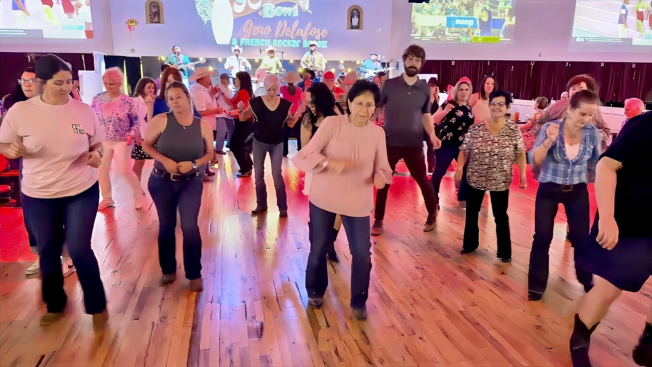 Line Dancing to Geno Delafose at Rock 'n' Bowl on 03/01/26