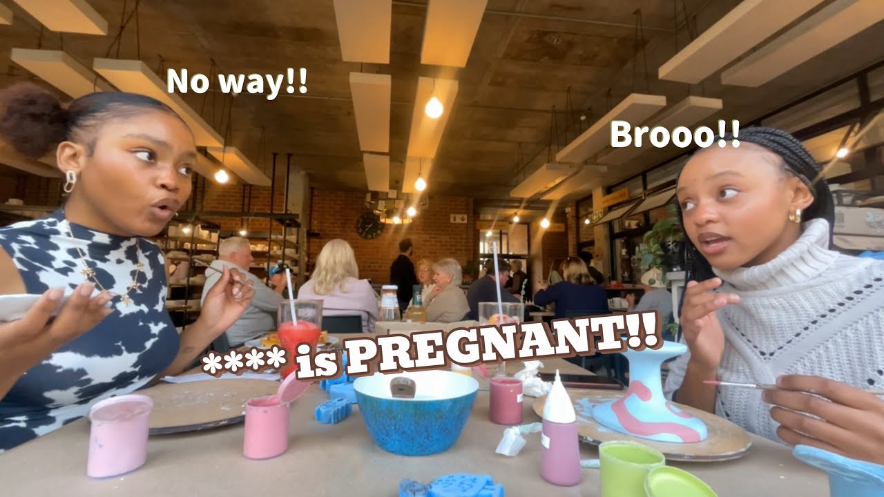 I went on a pottery DATE [ spend the day w me]