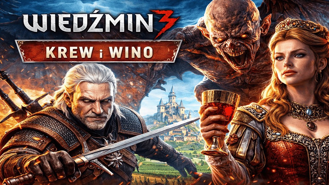 🔥 GERALT WRACA! Wiedźmin 3: Krew i Wino #3  LIVE PL