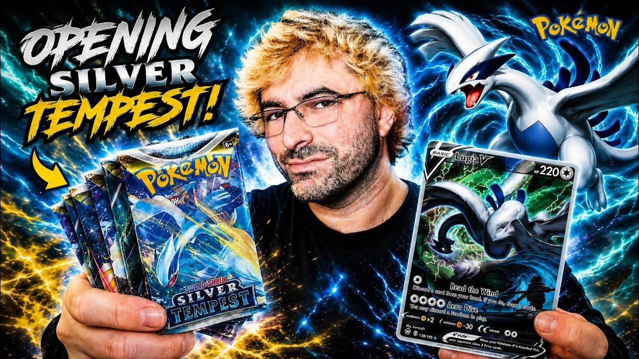 Я впервые открыл бустеры Pokemon Silver Tempest.