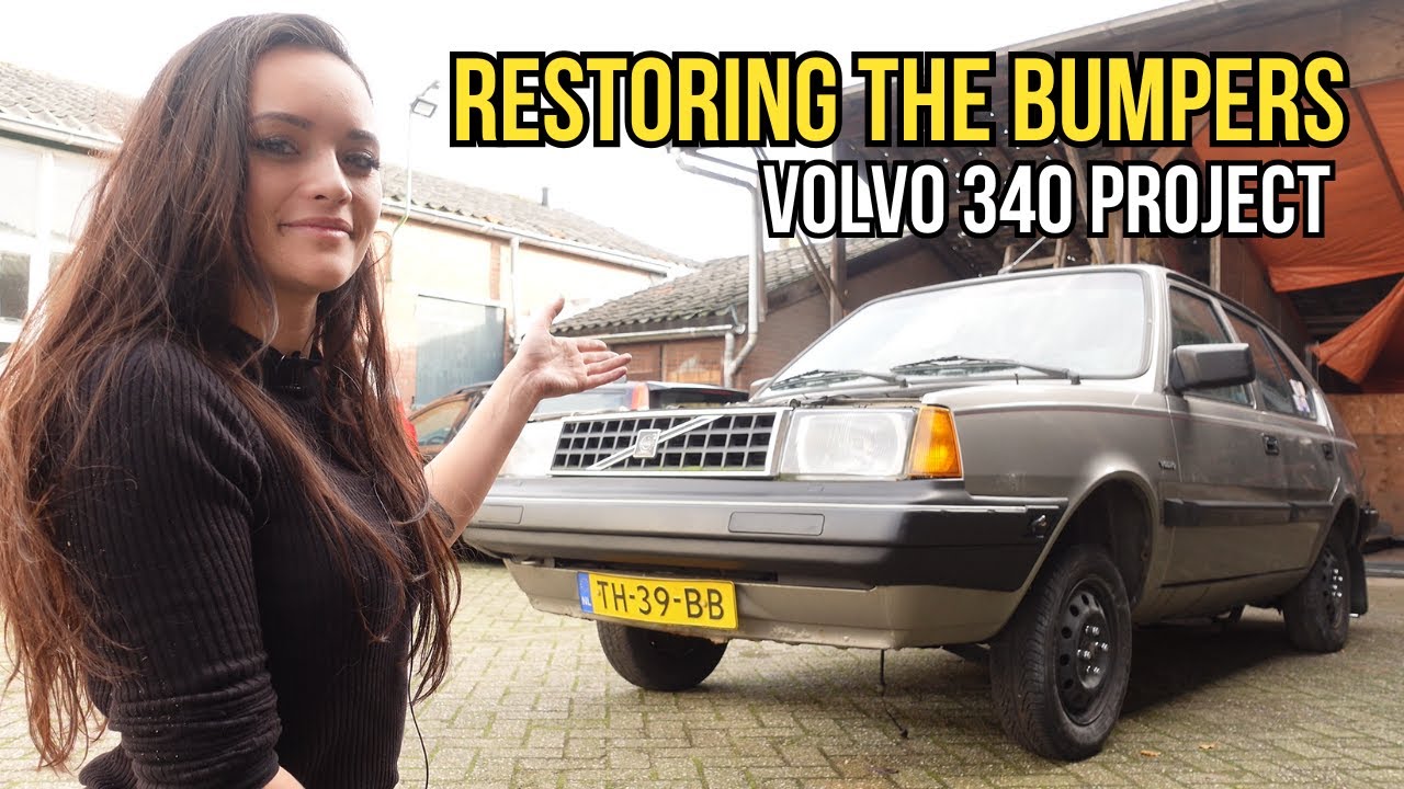 DIY painting bumpers for my Volvo 340