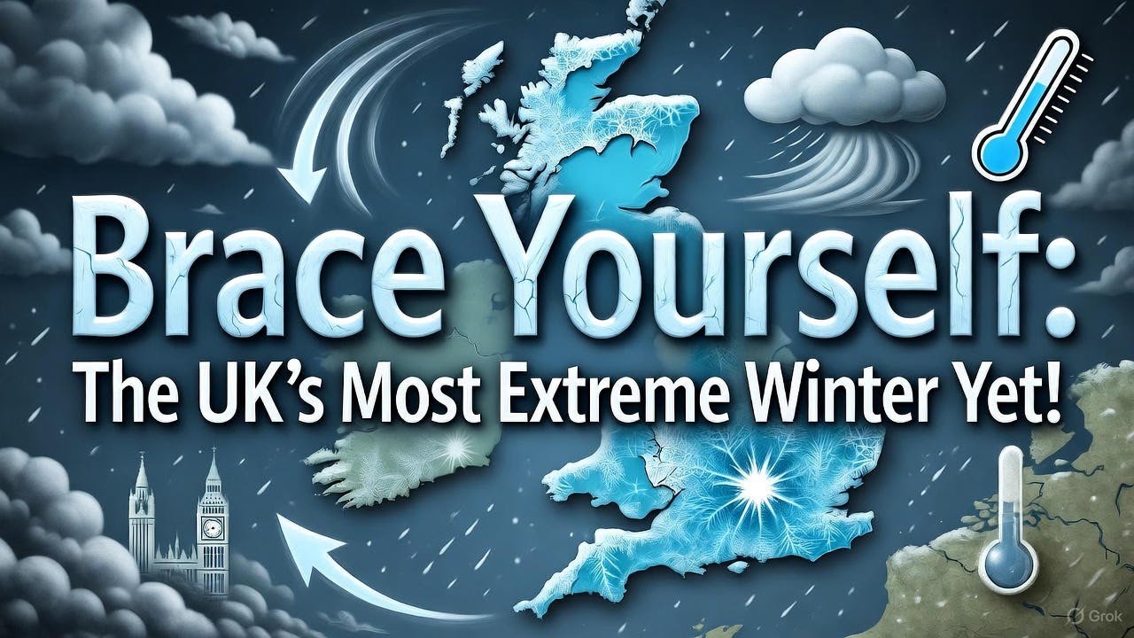 Приготовьтесь: самая экстремальная зима в Великобритании! #WinterForecast #SnowAlert #UKSnow2025