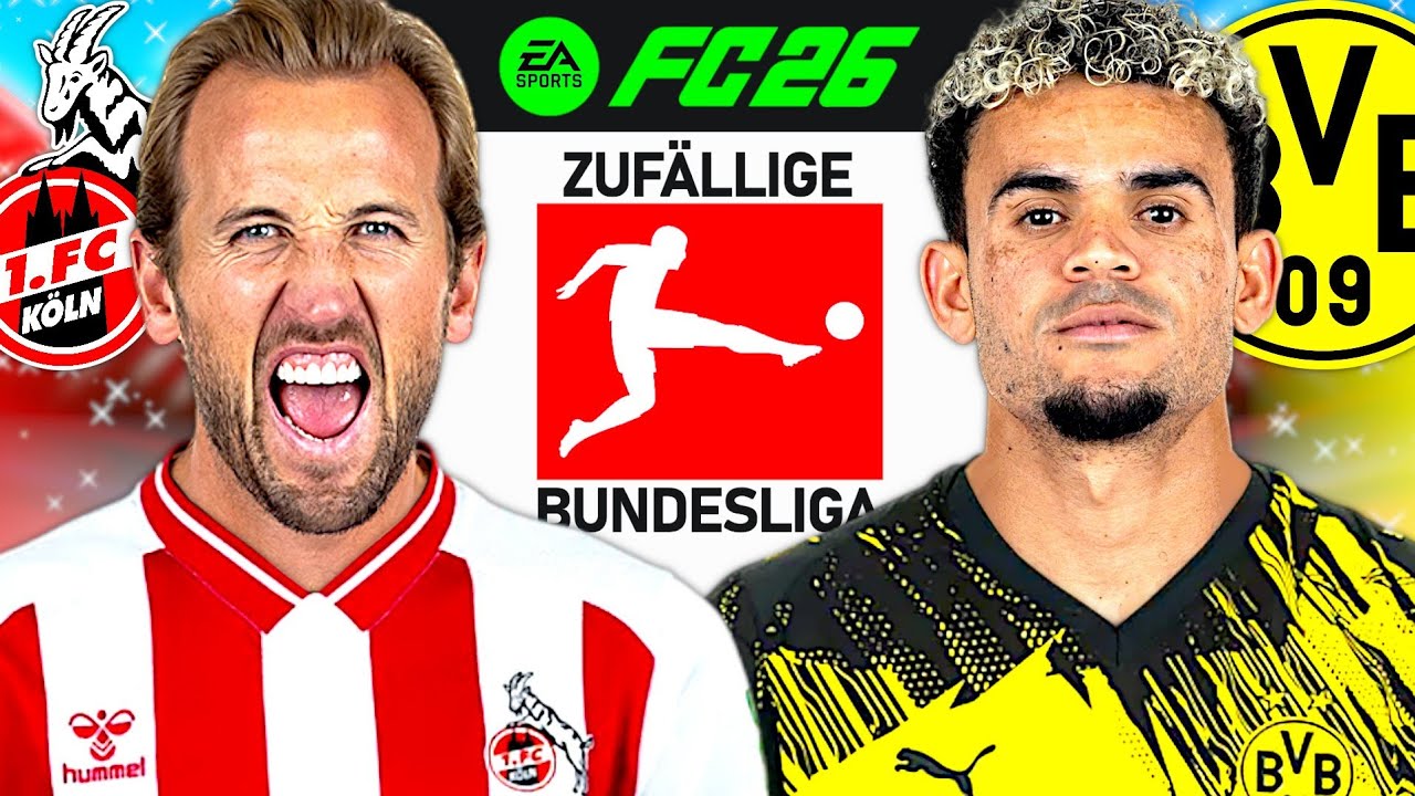 Bundesliga 2025/26 ABER ALLE KADER SIND ZUFÄLLIG!! 🔄🤯