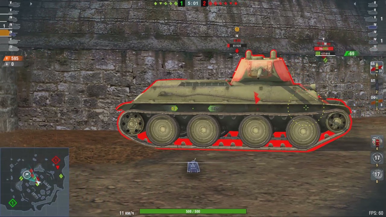 Гайд на имбовую пт M8A1  в wot blitz.