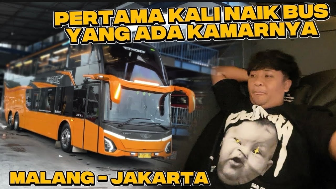 PERTAMA KALI NAIK BUS SLEEPER MALANG - JAKARTA BUS 27 TRANS