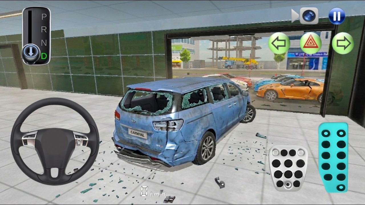 New Kia Carnival Car Damage Car Store Parking 😱🔥- 3D Driving Class 2026 Car Simulator Game Android