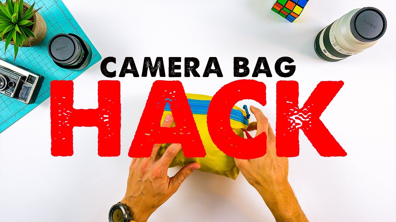 Landscape Photography CAMERA BAG HACK!