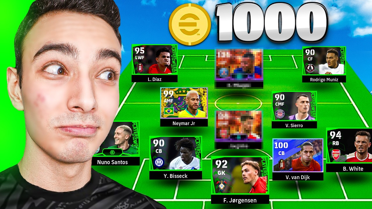 چالش ساخت ترکیب با 1000 کوین در ای فوتبال⚽️🤯