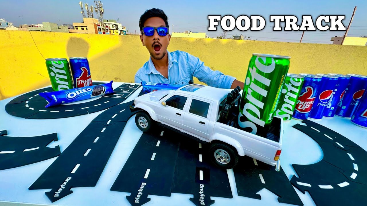 I Build Massive RC Food Track For Pickup Trucks - Chatpat toy TV