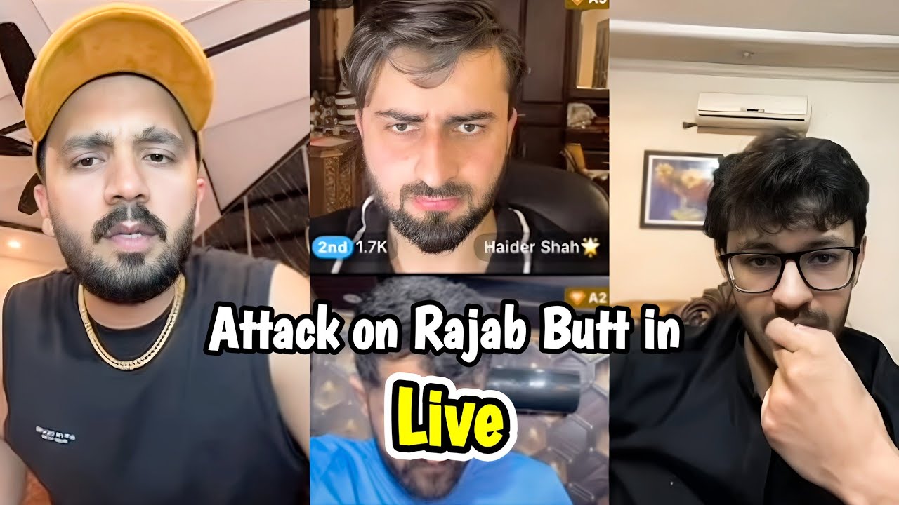 Rajab Butt fight with aon sheikh | Live with Haider Shah and Rajab Butt | 7 March
