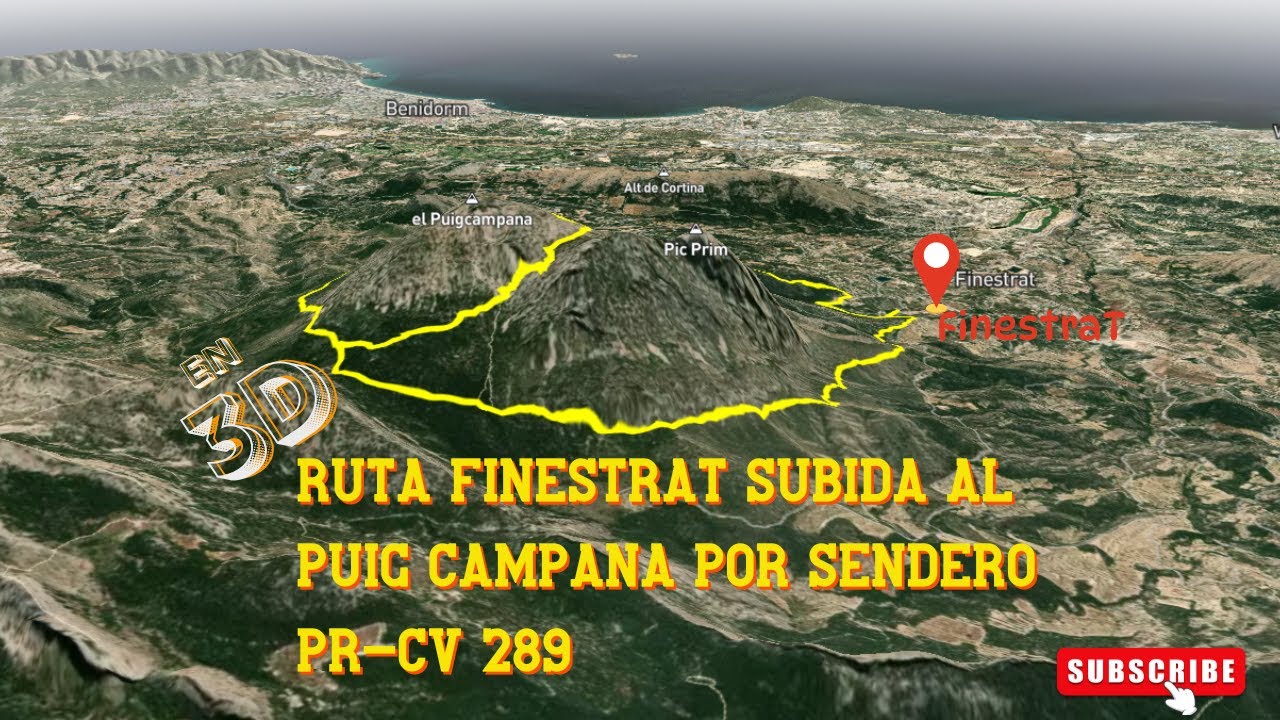 Rutas Senderismo Alicante | Ruta de Finestrat-subida al Puig Campana por Sendero PR-CV 289