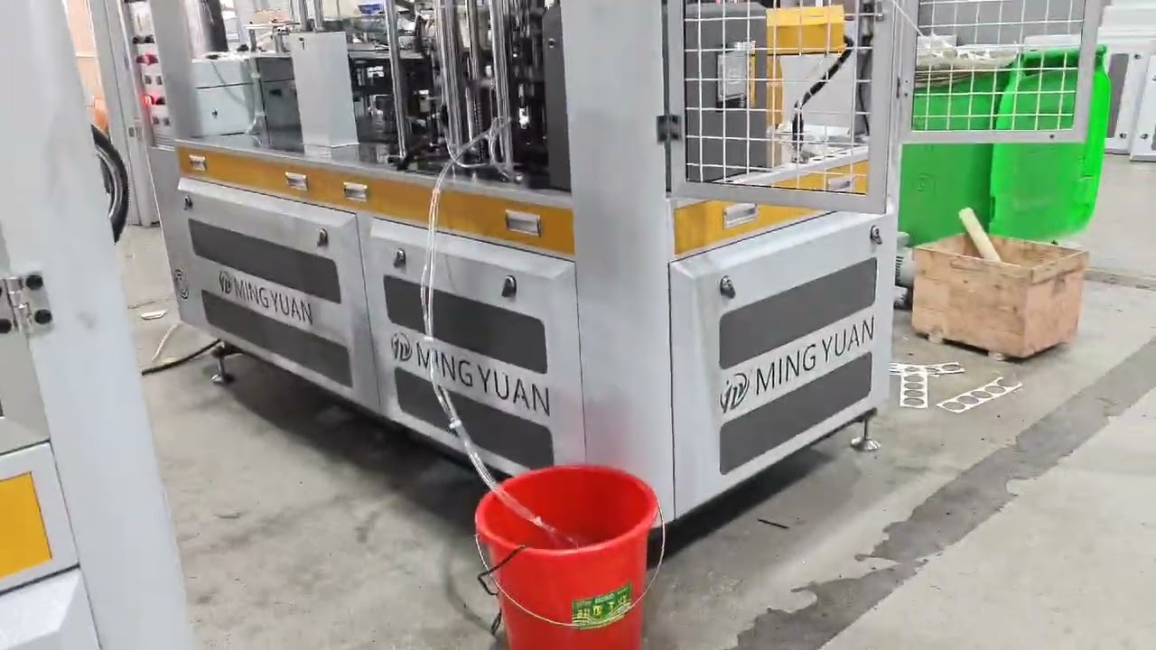 Customized 8oz intelligent model paper cup machine has been produced,test video very well