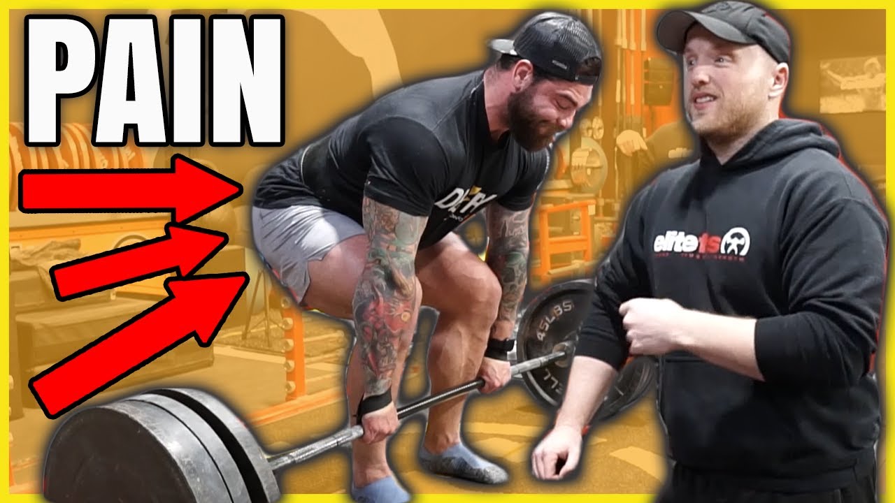 FIXING PAIN WHEN DEADLIFTING FT ELITEFTS & SAM BROWN (SIMPLE FIX)