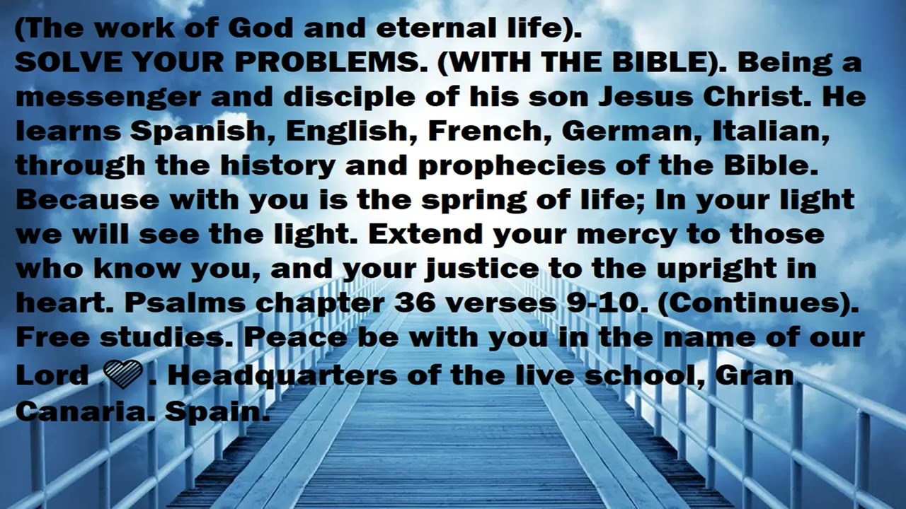 3 (The work of God and eternal life). SOLVE YOUR PROBLEMS. (WITH THE BIBLE📖). (Awake).
