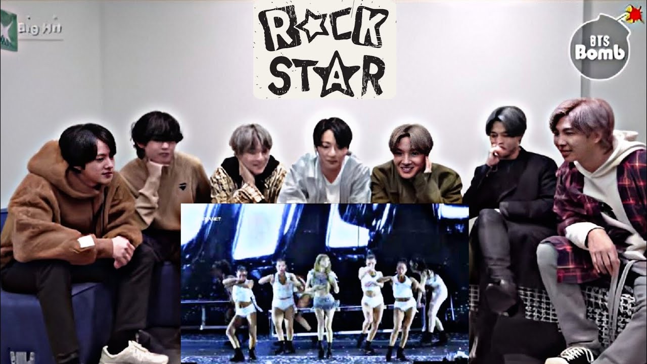 BTS Reaction to 'Lisa' Deadline concert performance to Rockstar,new woman (Fanmade 💜)