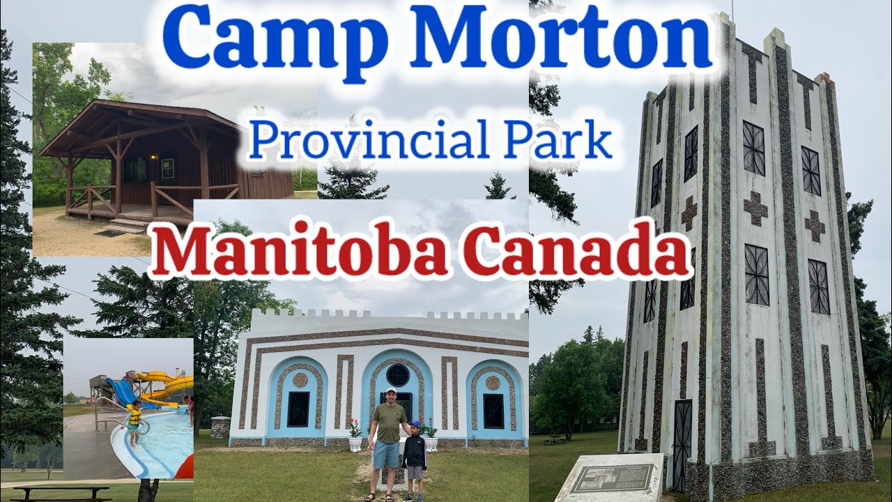 Family Camping At Camp Morton MB, Canada