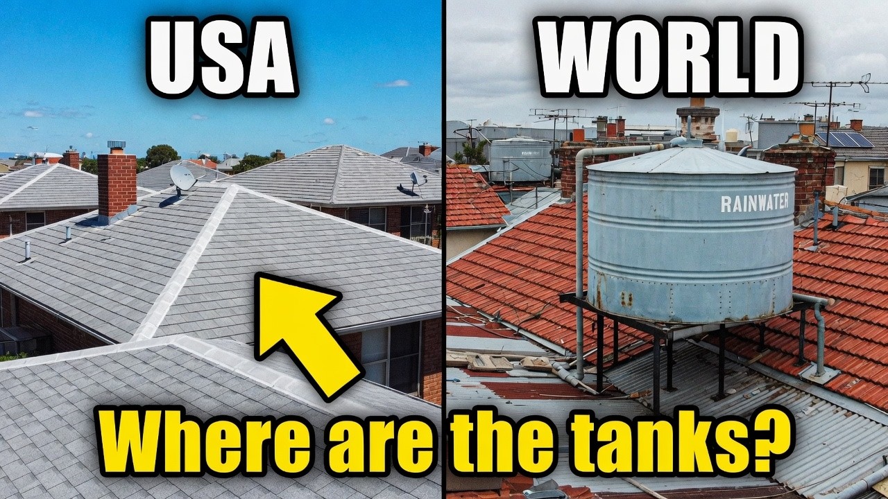Why Are There  No Water Tanks in the USA (America Water Storage EXPOSED)