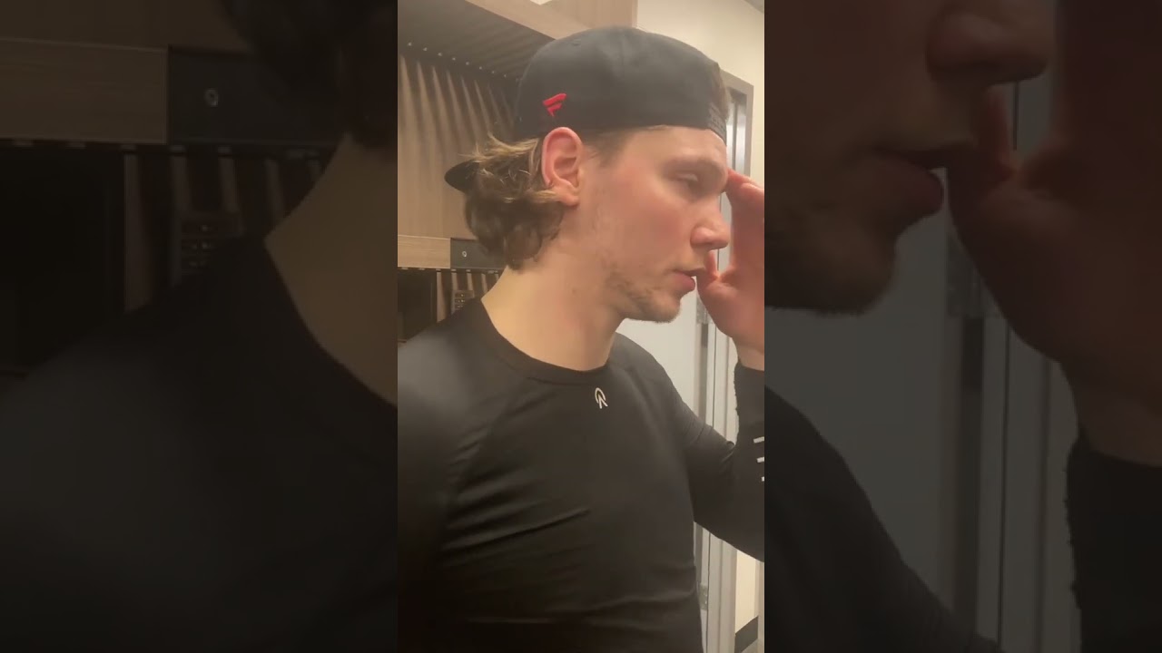 Red Wings defenseman Moritz Seider on 3-0 loss against Bruins