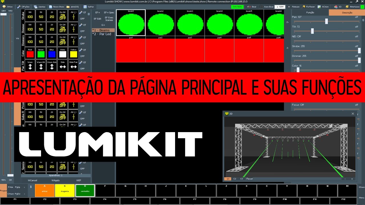 [UL141] Janela principal, janelas auxíliares + Botão Program - #Lumikit