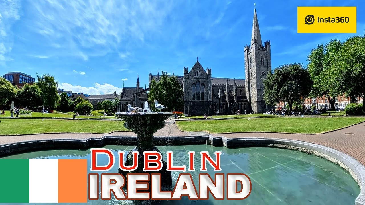 SPACER PO DUBLINIE #irlandia #insta360x5 #wycieczkapoświecie #dublinirlandia