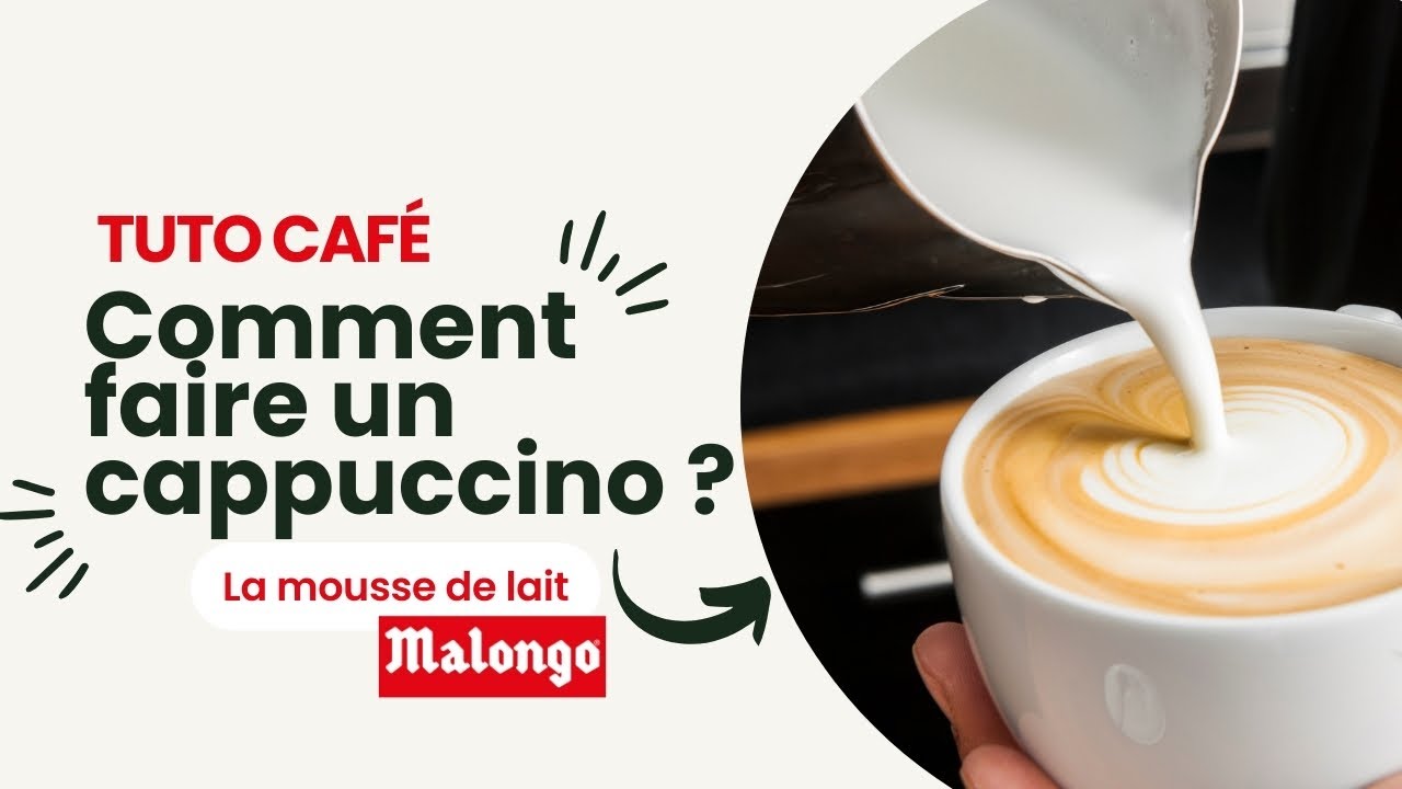 TUTO - Comment faire un cappuccino ? Mousse de lait & Latte Art