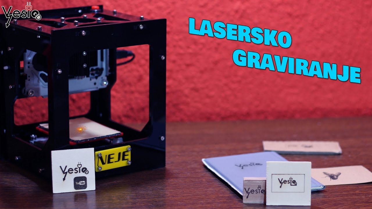 Mini CNC laser gravir stampac