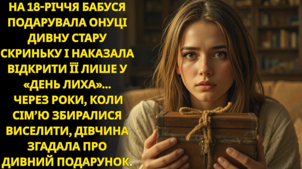 БАБУСЯ ПОДАРУВАЛА ОНУЦІ СТАРУ ШКАТУЛКУ НА 18 РІЧЧЯ, А ЧЕРЕЗ 10 РОКІВ ВОНА ВРЯТУВАЛА ЇЇ ВІД ЗБІДНІННЯ