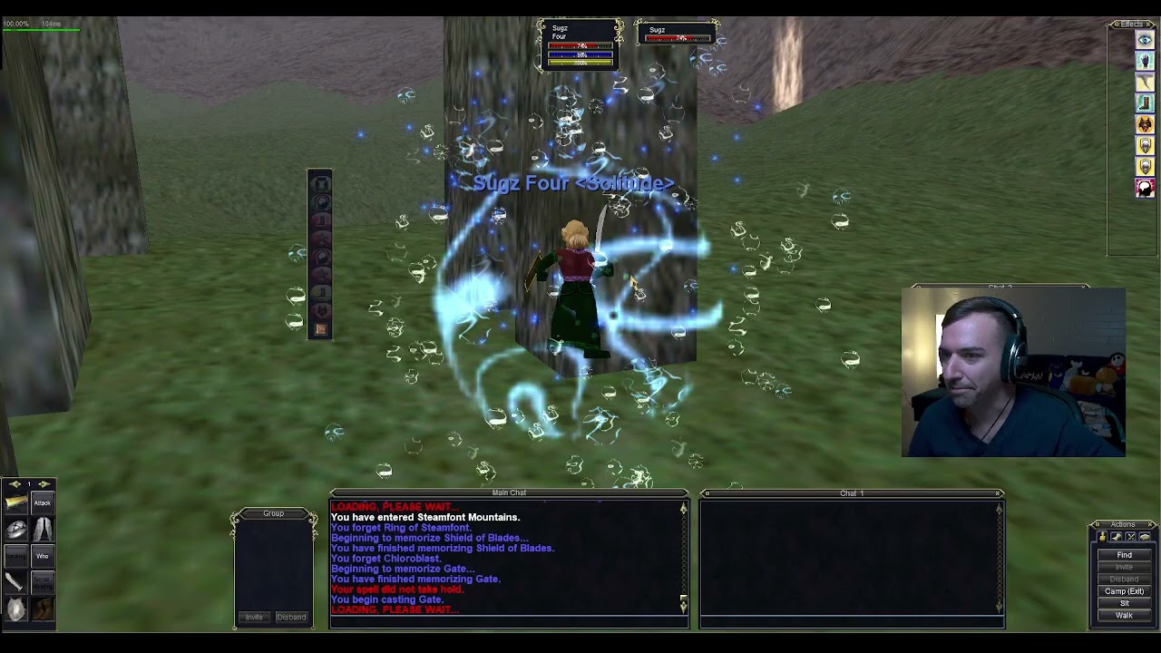 [P1999 Blue] 60 Druid Solo Plane of Fear (Glare Lord / Scareling)