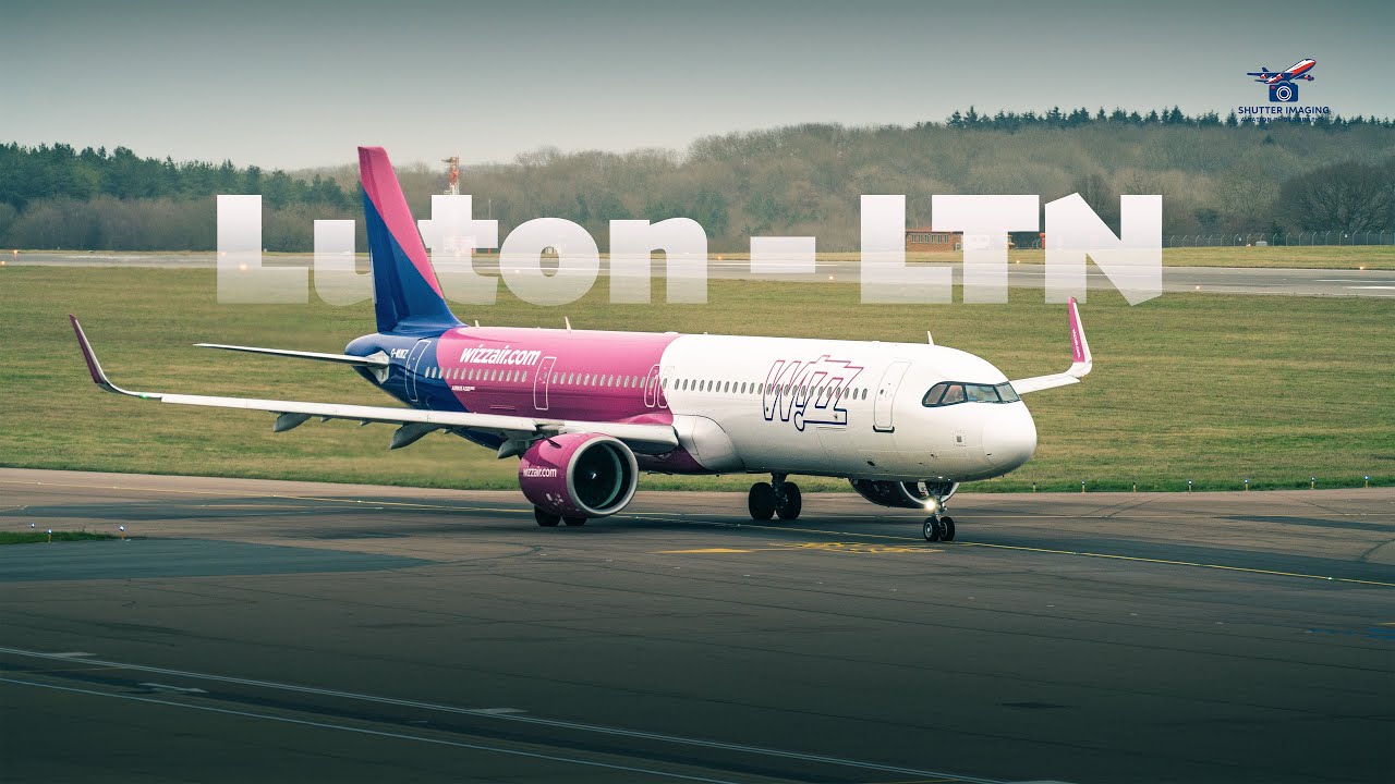 Comings and goings at LTN Airport, with WizzAir, Easyjet, and Ryan Air #peakaviation #lutonairport
