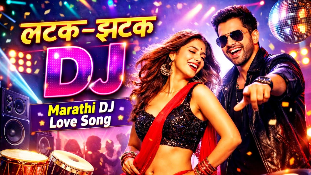 “लटक-झटक DJ | Marathi Dance Song | Romantic DJ Remix | Male Female Duet” 🔥💃