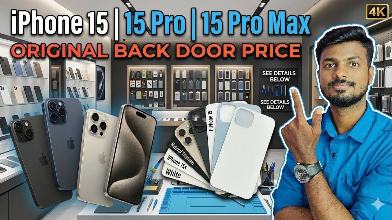 iPhone 15 | 15Pro | 15 Pro Max | Original Back Door Price | In Tamil 