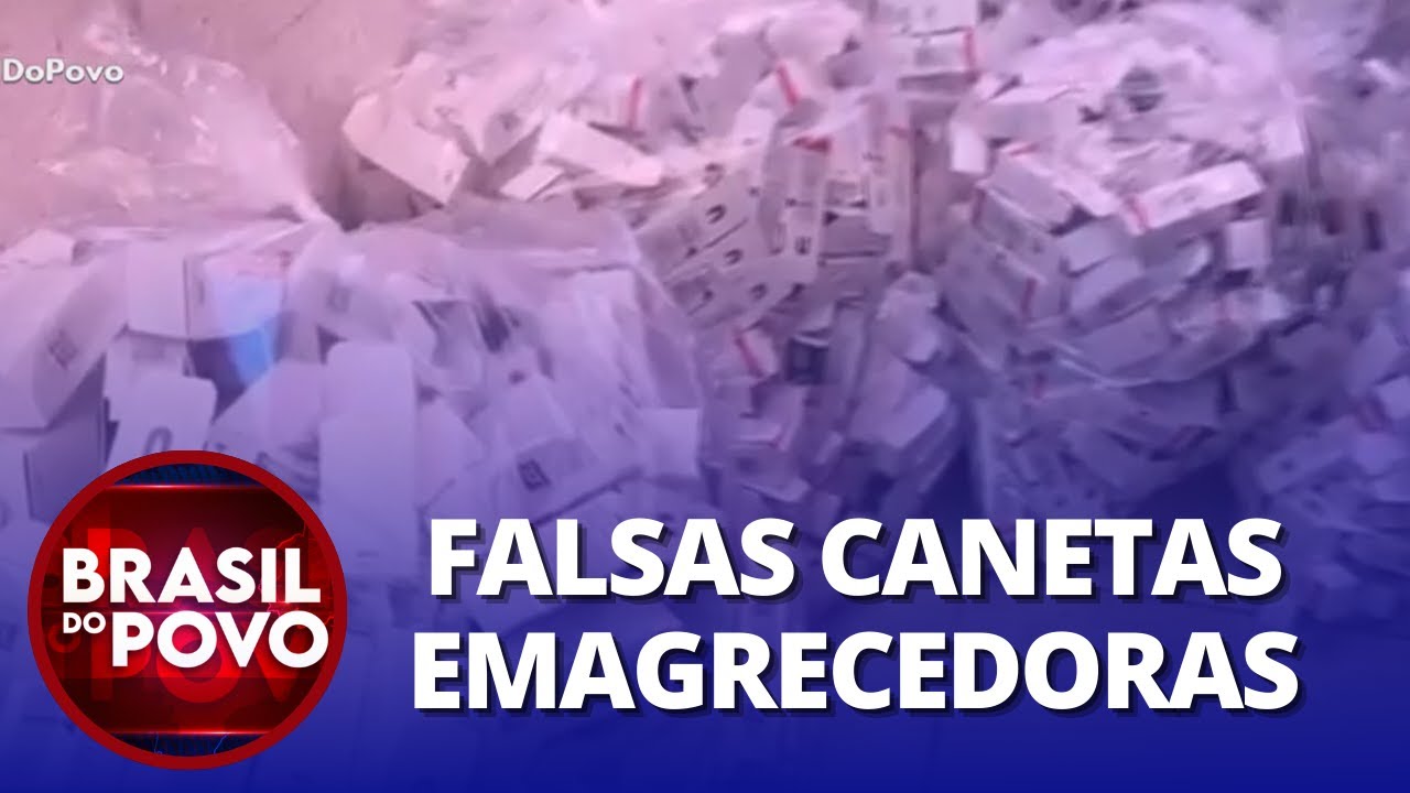 Quadrilha que fabricava canetas emagrecedoras falsas &eacute; desmobilizada pela PF
