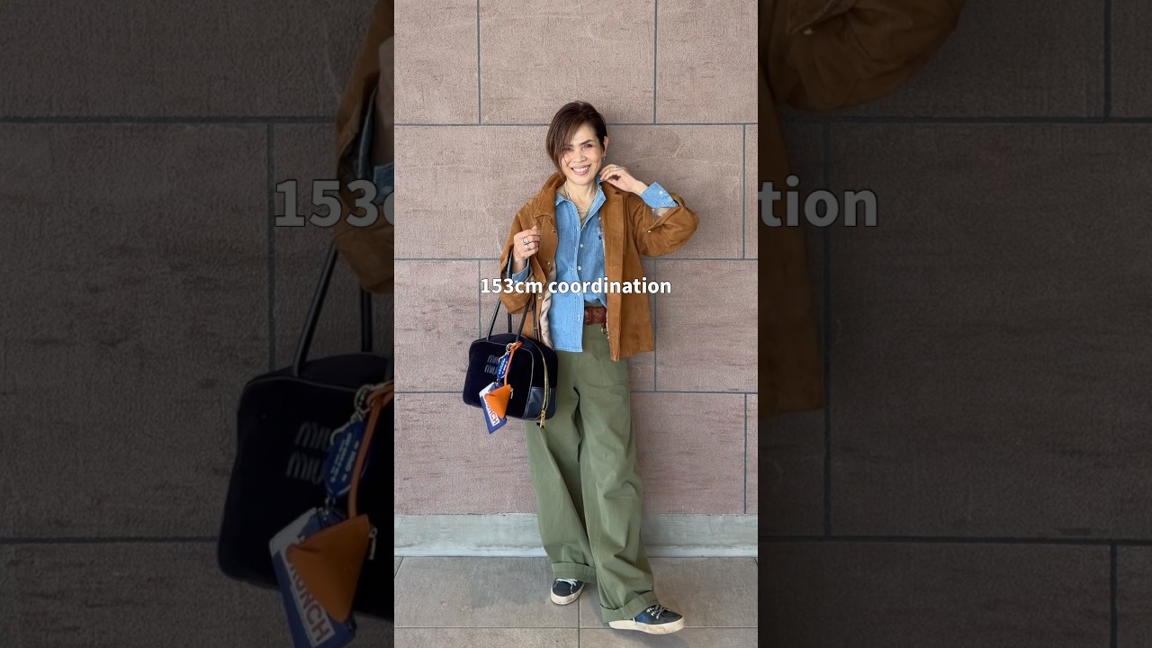 ショップチャンネルで販売した商品にキャメルアウター#大人カジュアル #ファッション #コーデ #低身長コーデ #153cm #コーディネート #ショップチャンネル