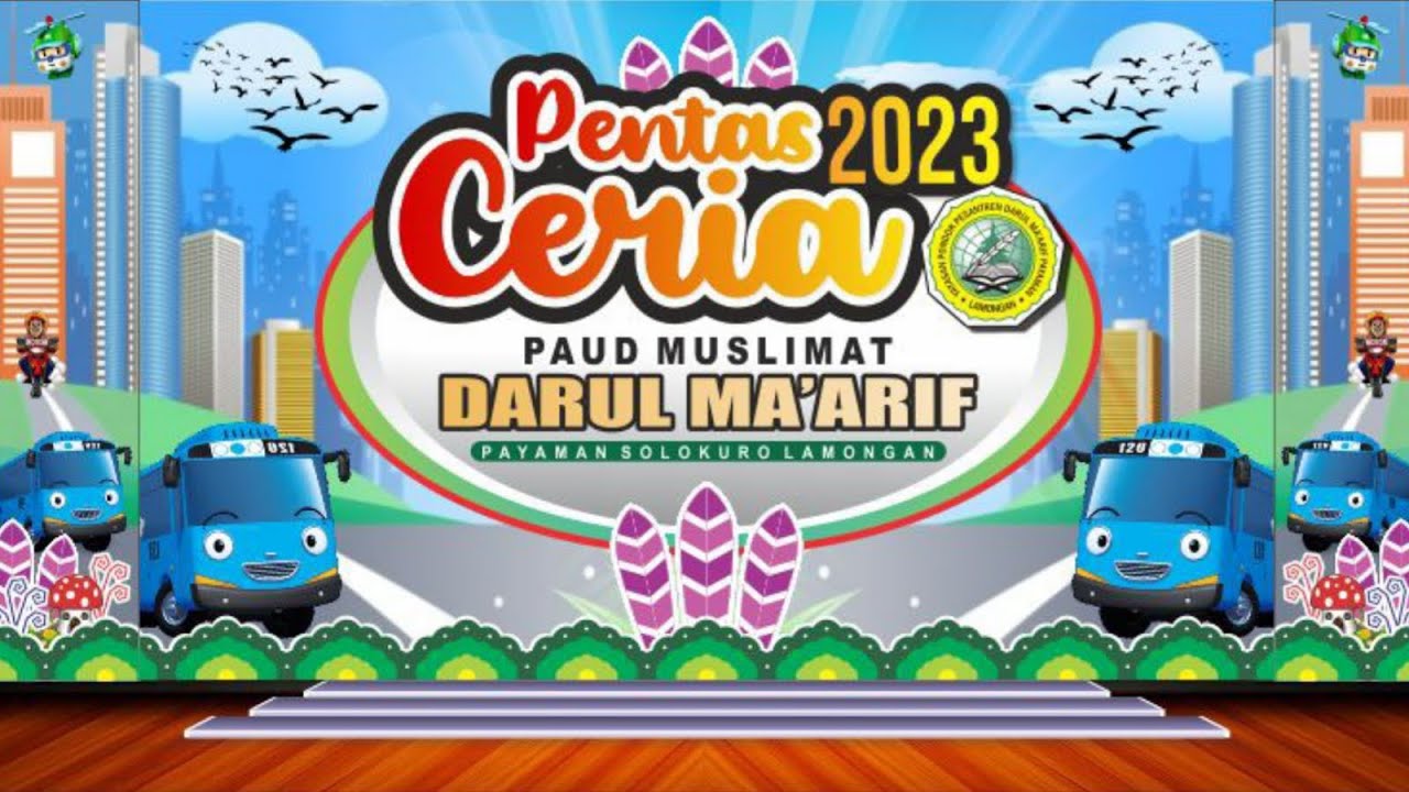 Pentas Ceria 2023 Siswa - Siswi PAUD Muslimat NU YPP. Darul Ma'arif